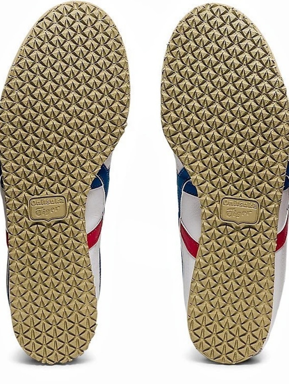 Onitsuka Tiger Mexico 66 Red, White & Blue Leather Sneakers - Picture 6 of 6